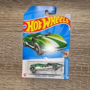 Green Braille Racing Car Die-Cast Toy